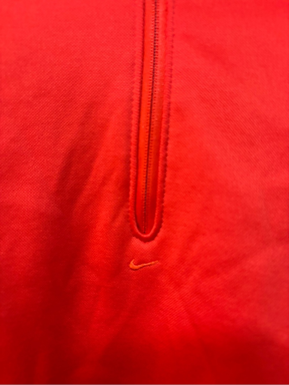 Nike Bright Red Therma-FIT Golf Quarter-Zip Pullover - Picture 3 of 4